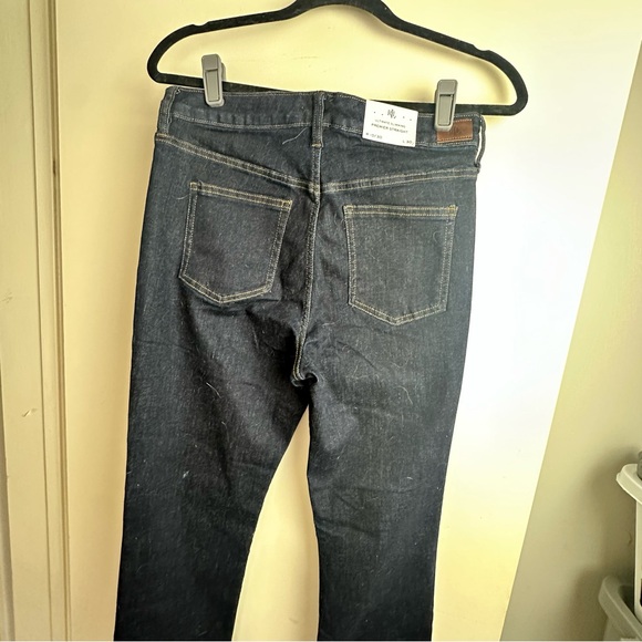 Lauren Ralph Lauren Mid-Rise Slimming Panels Premier Straight Jeans NWT 10/30 - Picture 7 of 16